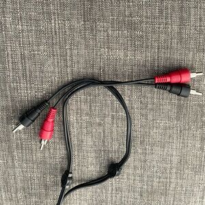 🖤PKG#8~Black and Red Audio Cables